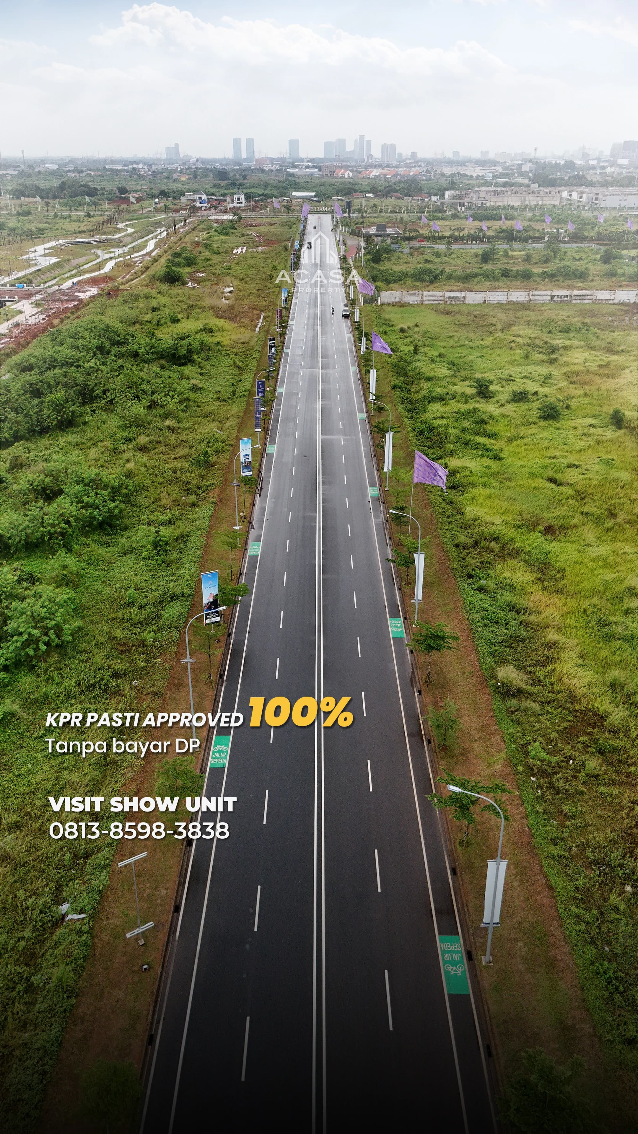 Progress area kedatangan show unit The Classic